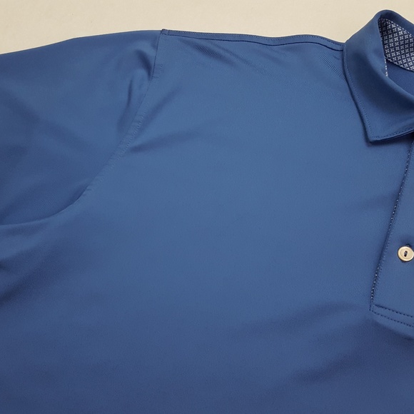 Peter Millar Blue Polo XL Summer Comfort Golf Shir - Picture 4 of 8